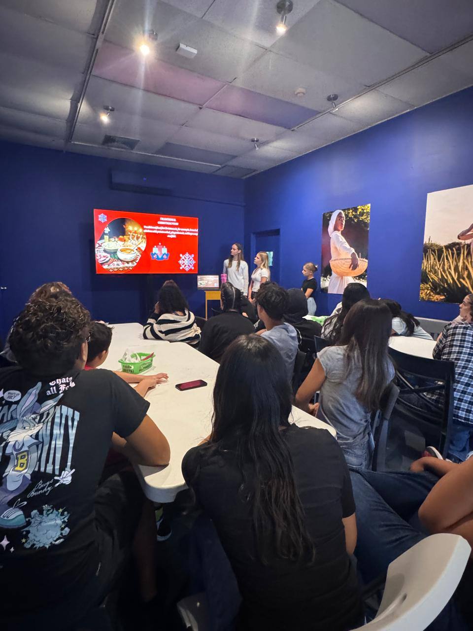 Students at an HWPL peace education session